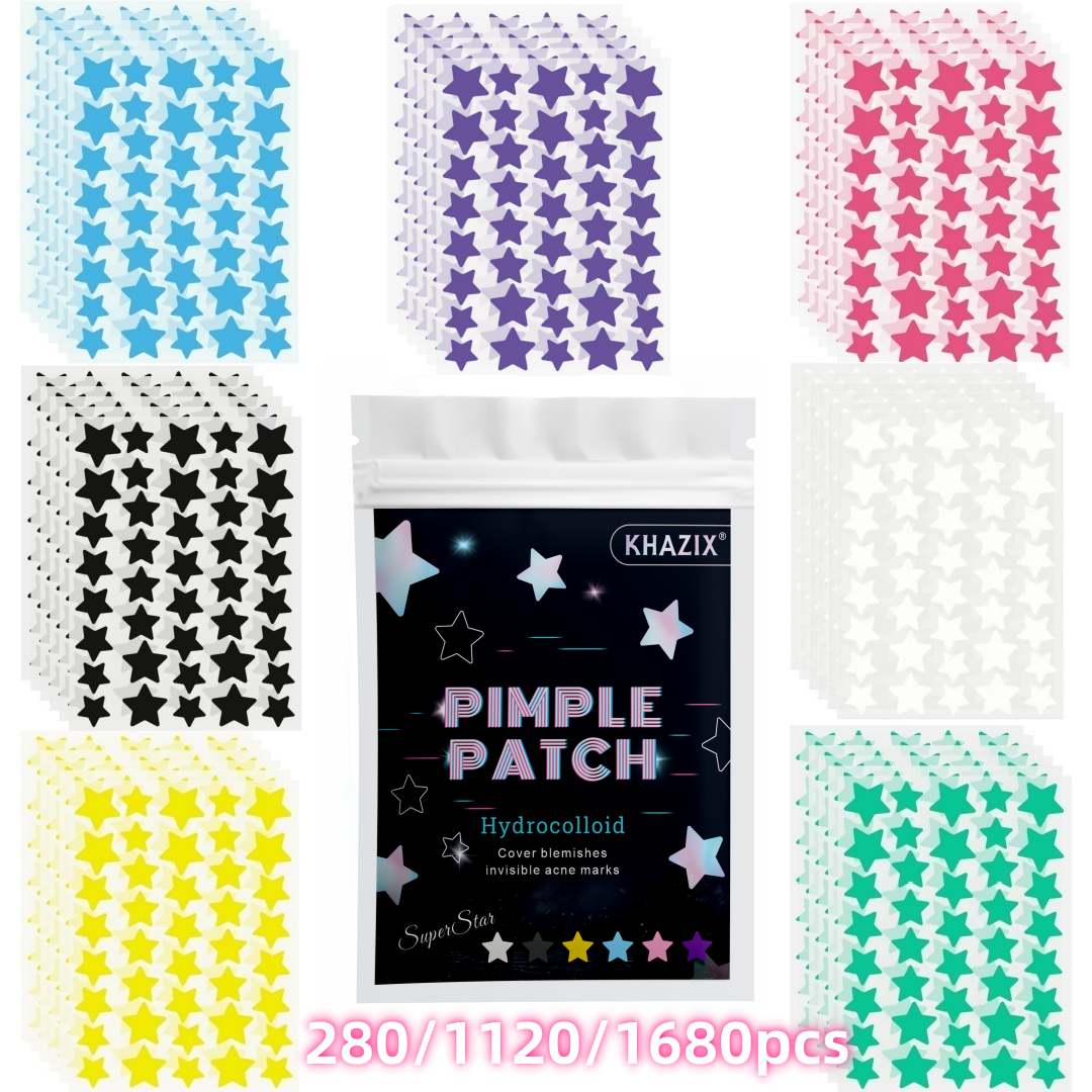 Skincare Moisturizer - 280/1120/1680pcs of multi-color star acne patches,