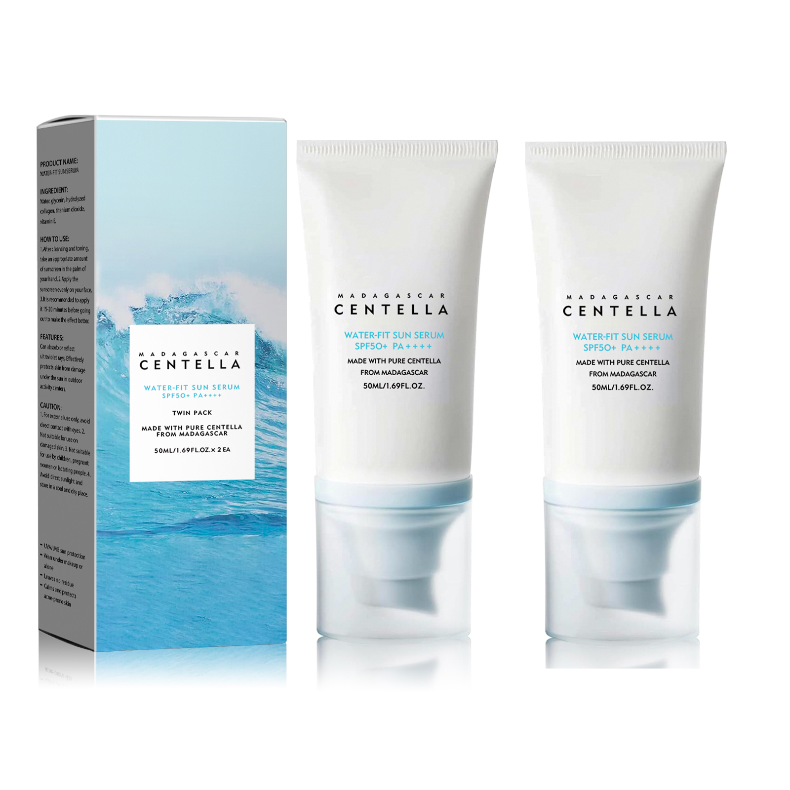 Skincare Basic - SPF50+ PA++++ Sunscreen Cream with Centella