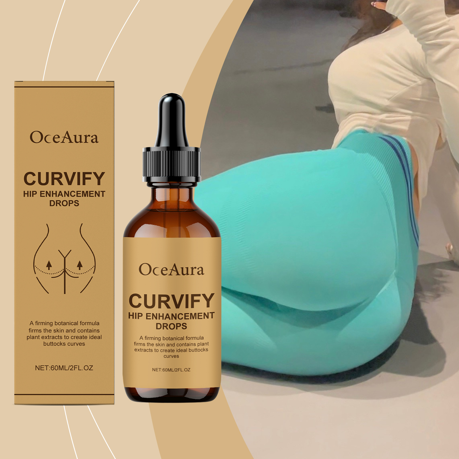 Skincare Glowing - Butt Enhancement Serum,Active Warming & Plumping