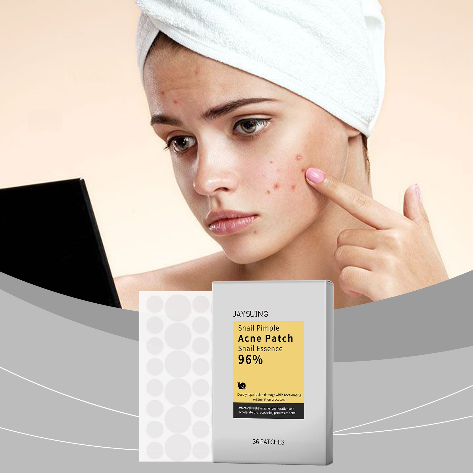 Skincare Moisturizer - Snail pimple patches Improve Women Skin