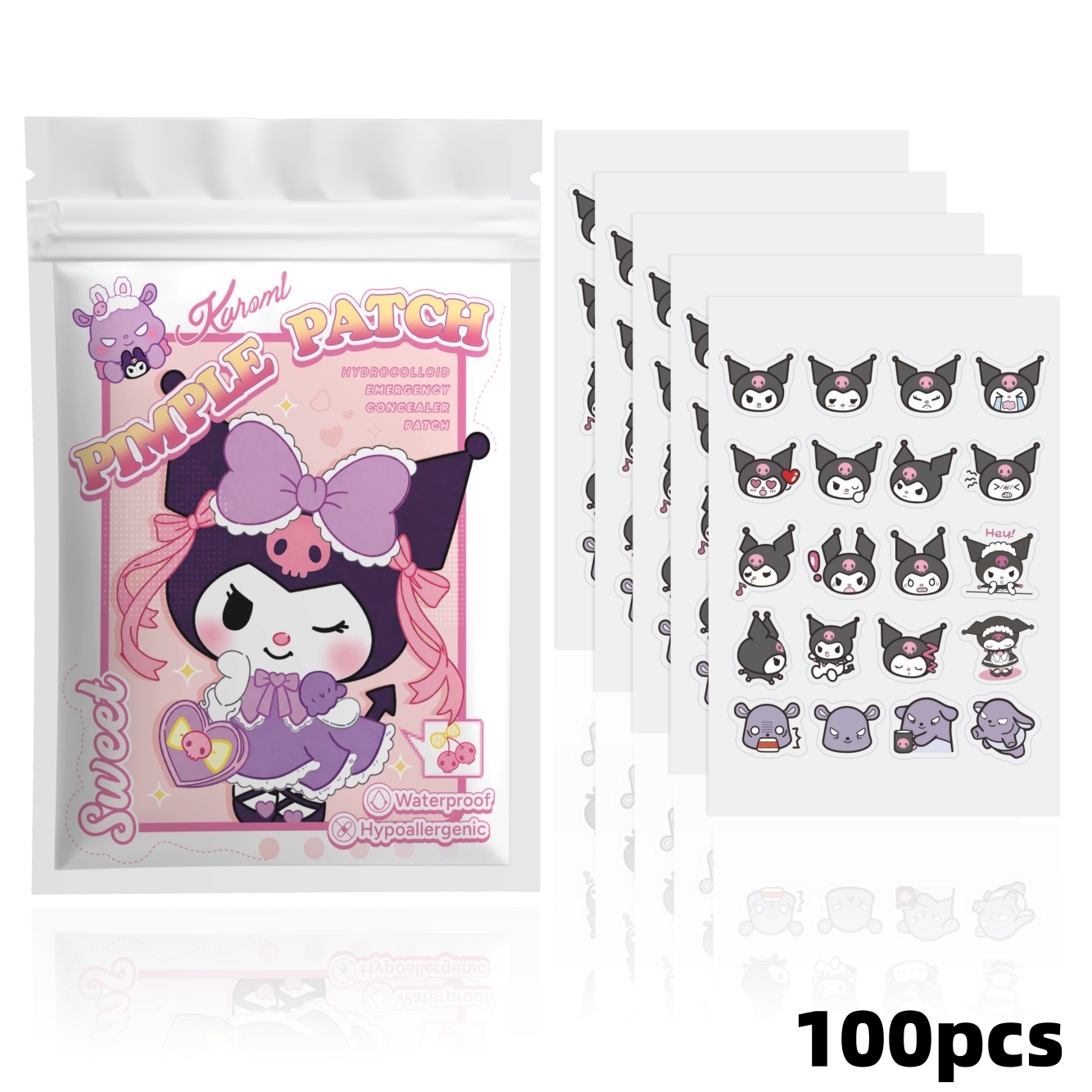 Skincare Moisturizer - 100PCS hello kitty Acne patches, facial