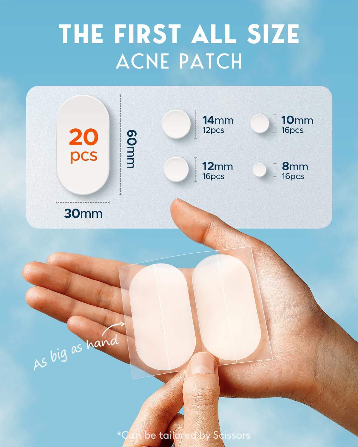 Large Acne Pimple Patches, 5 S - Tea Tree Spot Treatment avis et prix