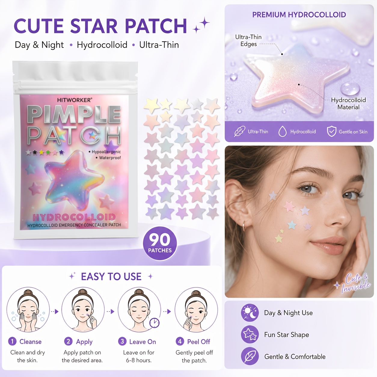 Bulk Pack Acne Patches for All - Skincare Moisturizer avis et prix