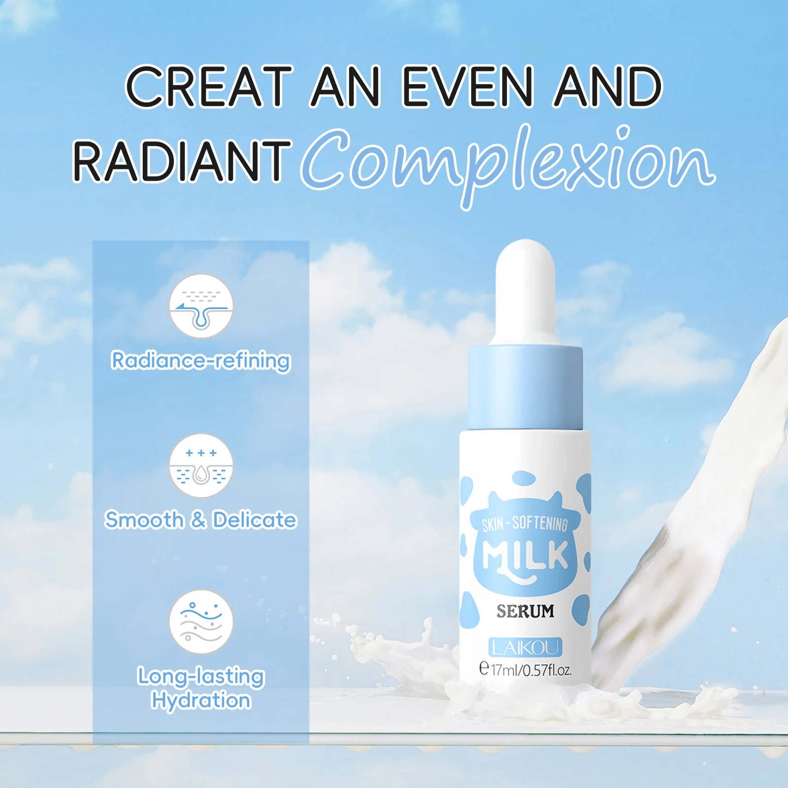 17ml Milk Facial Serum for Fac - Alpha Arbutin Serum avis et prix