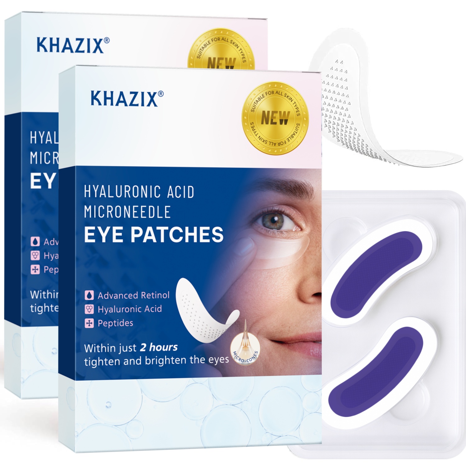 Retinol Microneedle Eye Patche - Eye Cream Peptide avis et prix