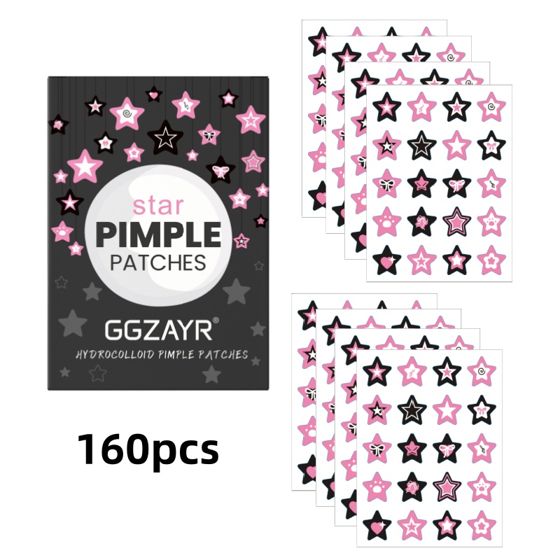 80/160pcs Star Acne Patch Set  - Skincare Moisturizer avis et prix
