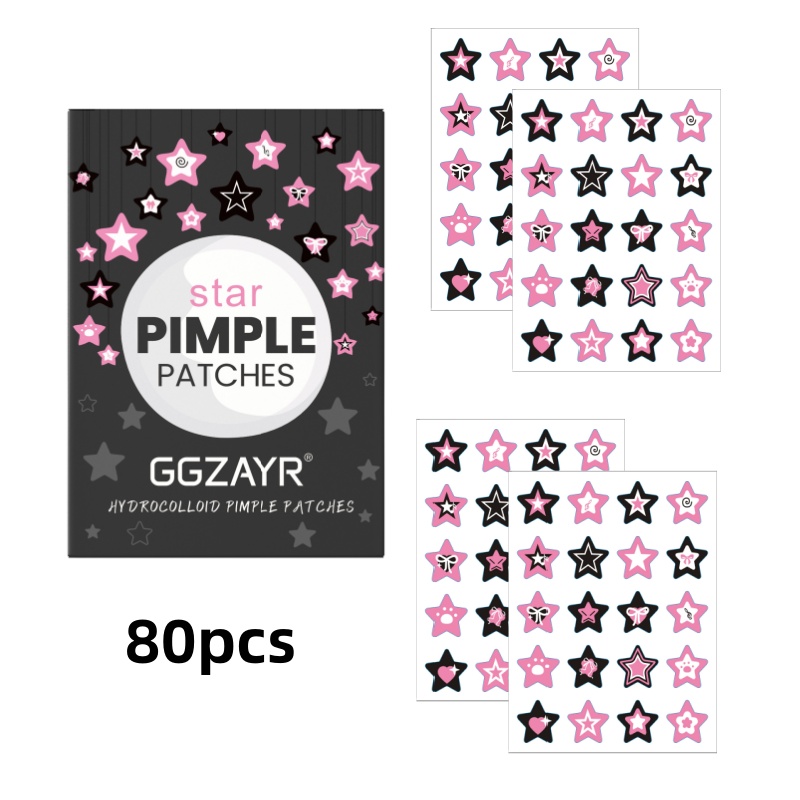 80/160pcs Star Acne Patch Set  - Skincare Moisturizer avis et prix