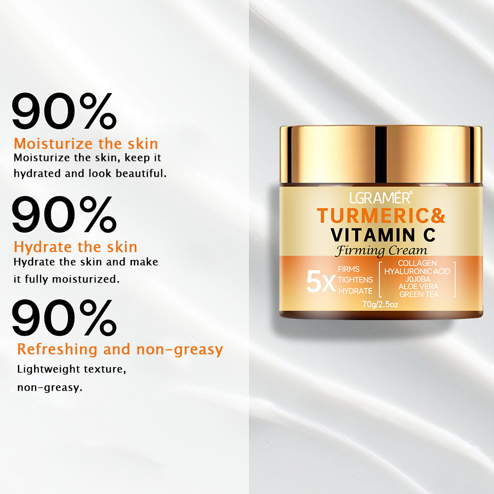 Turmeric Vitamin C Face Cream  - Skincare Glad2Glow avis et prix