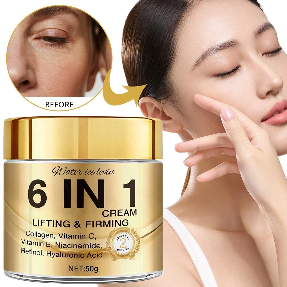6 IN 1 Collagen Face Cream Lif - Retinol Vitamin A Cream avis et prix