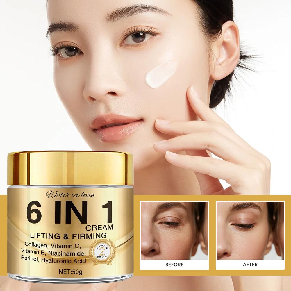6 IN 1 Collagen Face Cream Lif - Retinol Vitamin A Cream avis et prix