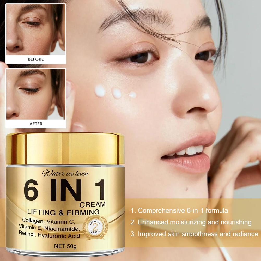 6 IN 1 Collagen Face Cream Lif - Retinol Vitamin A Cream avis et prix