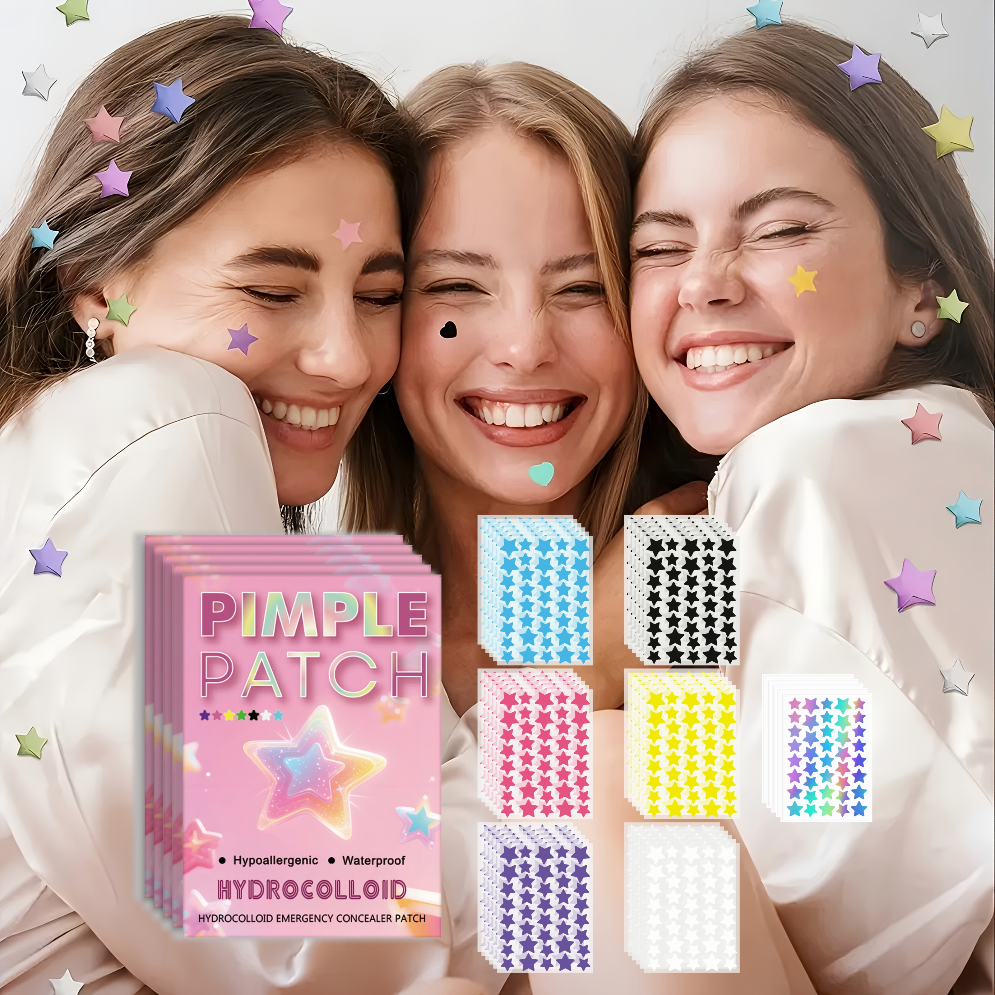 280pieces of multi-color star  - Skincare Moisturizer avis et prix