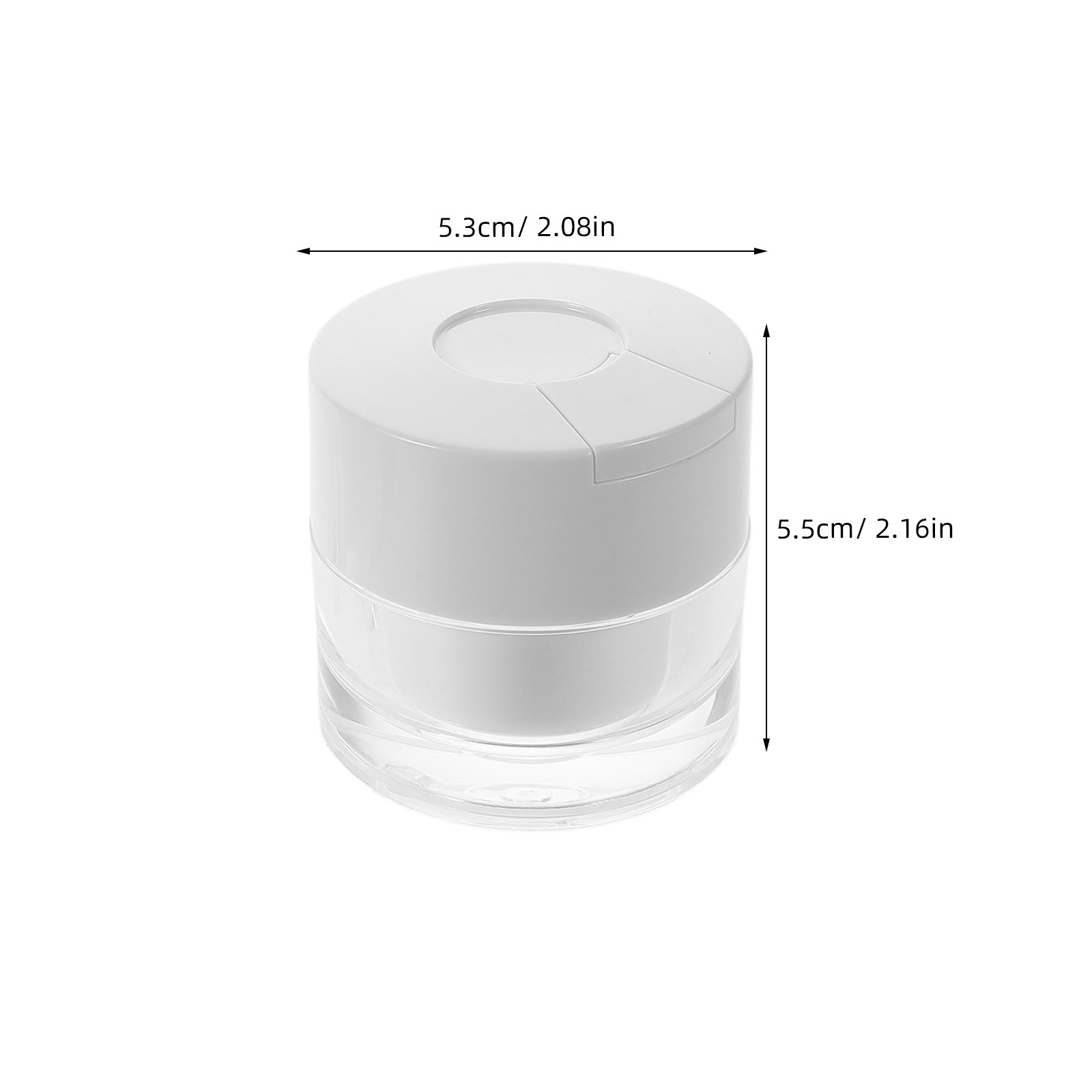 2Pcs 30G Elegant Spoon-Lid Jar - Skincare Oat avis et prix