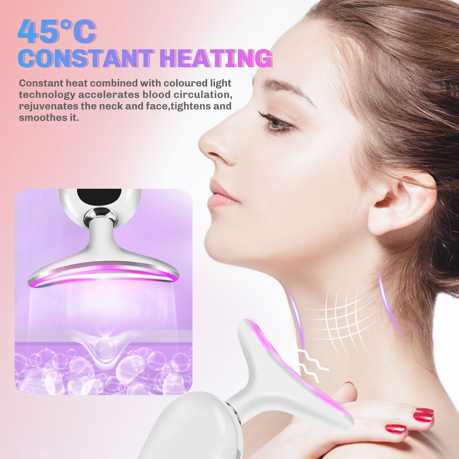 Microcurrent Neck Face Massage - Skincare Glowing avis et prix