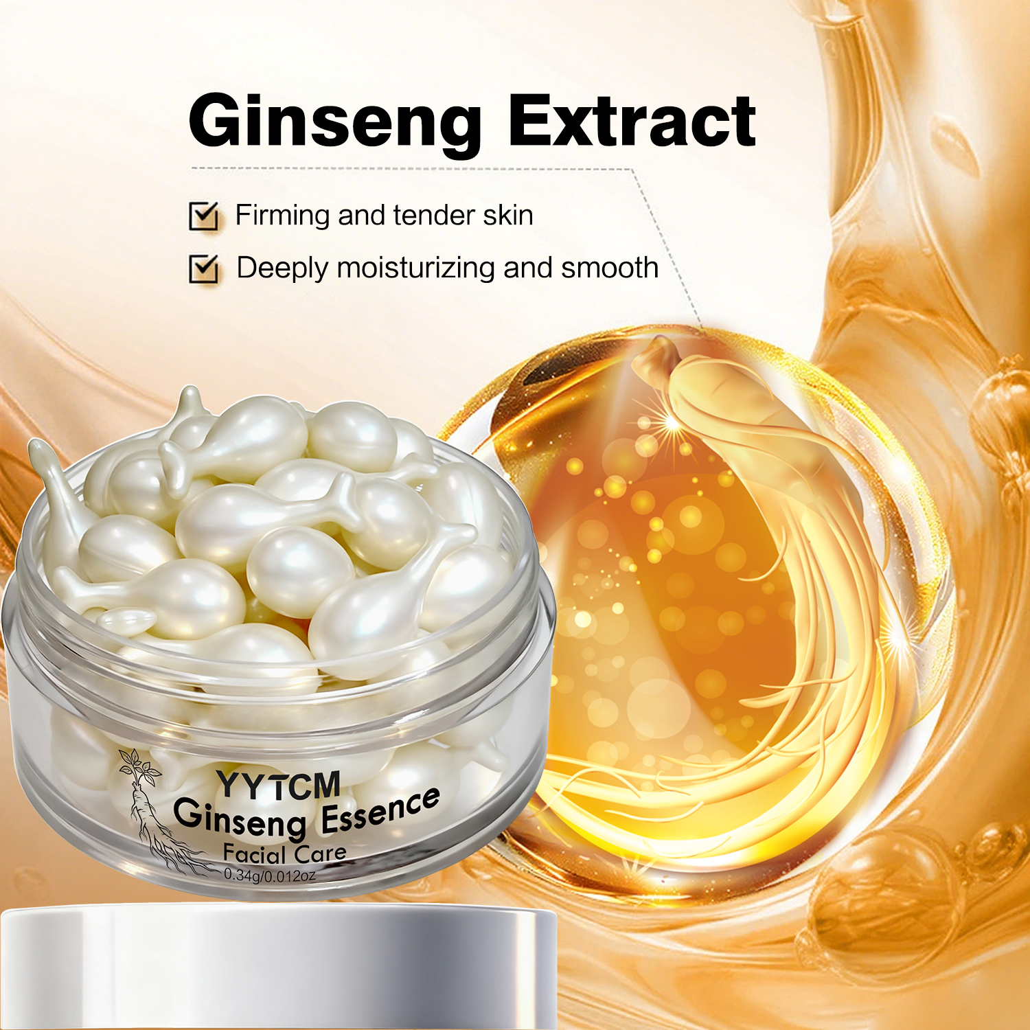 Ginseng Essence Capsules, Mois - Retinol Vitamin A Cream avis et prix
