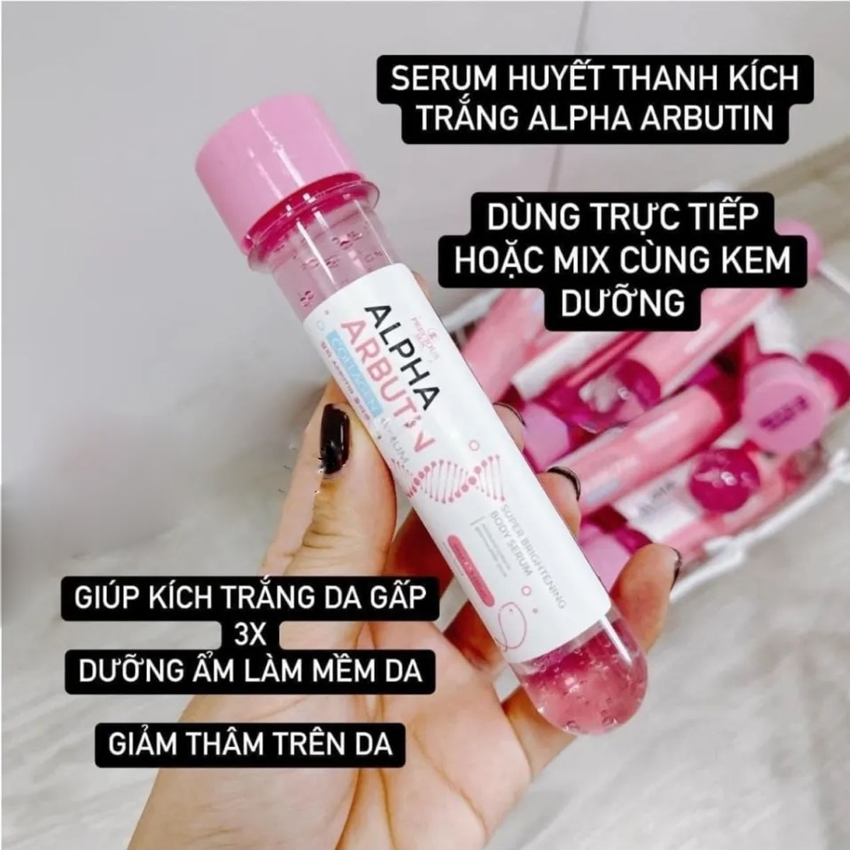 Ống Serum kích trắng da Alpha  - Alpha Arbutin Serum avis et prix