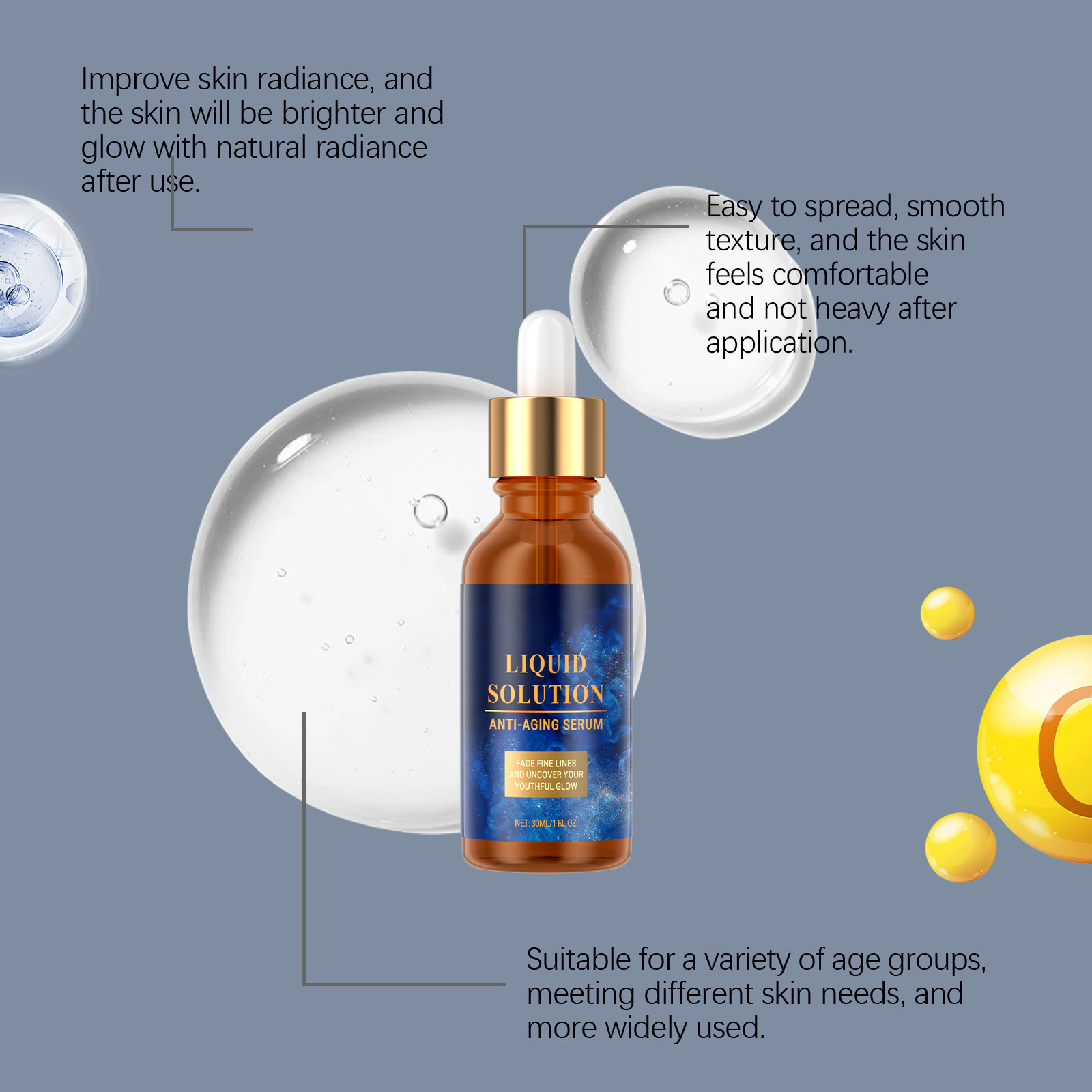 Anti Aging Serum Reduce Wrinkl - Skincare Glad2Glow avis et prix