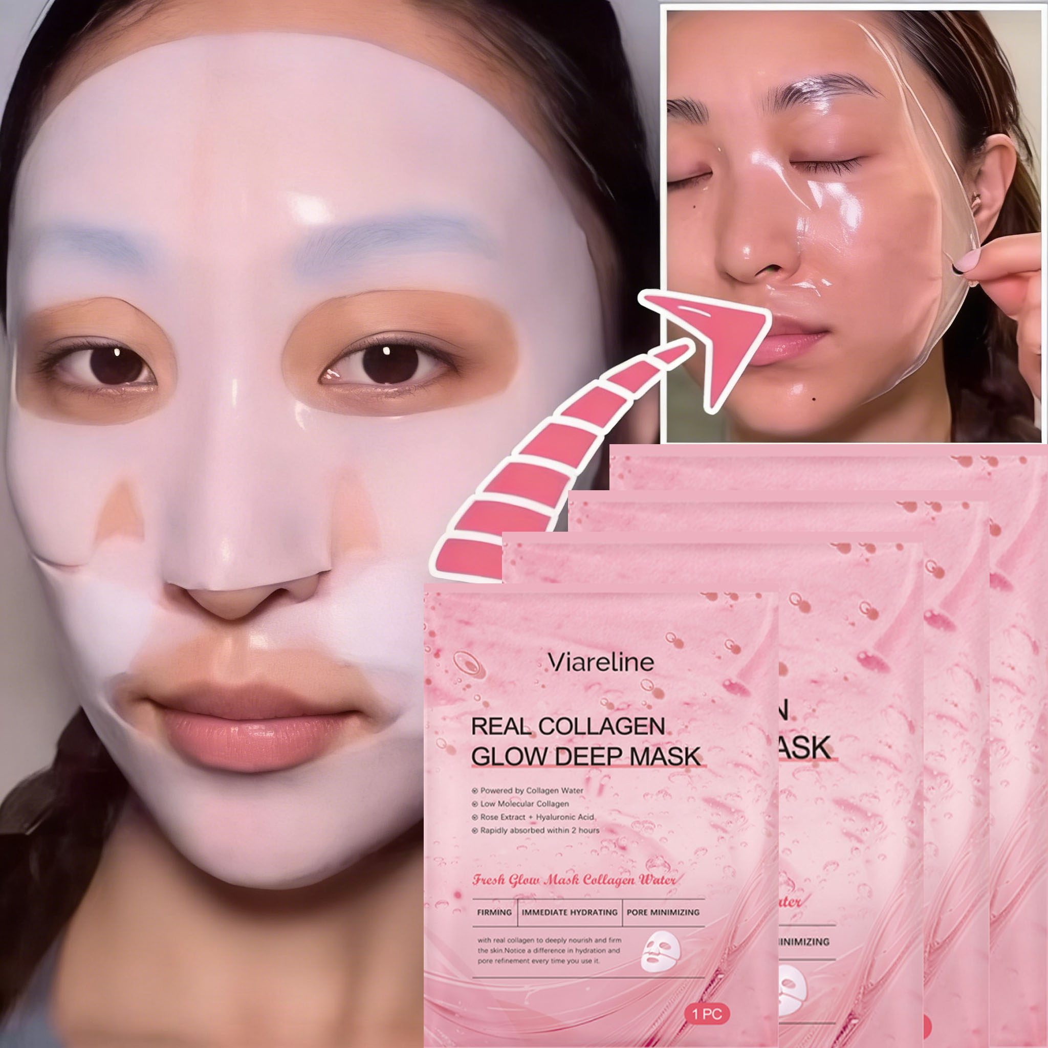 Overnight Collagen Mask Salmon - Skincare Glowing avis et prix