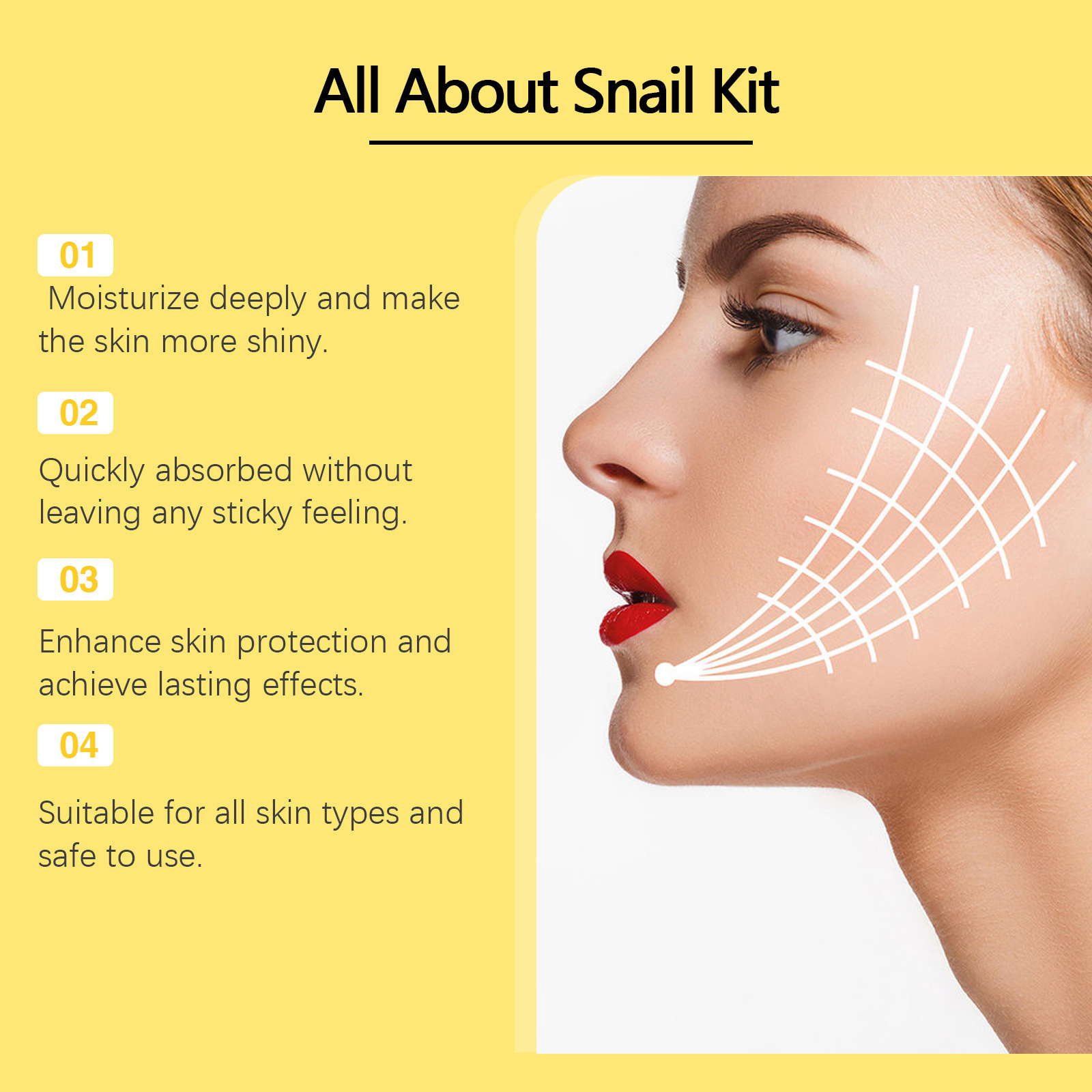 Snail Mucin 96 Skin Care Set M - Skincare Glowing avis et prix