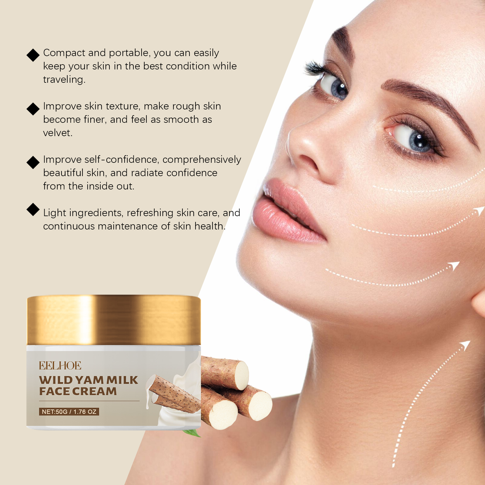EELHOE Wild Yam Moisturizing f - Skincare Oat avis et prix