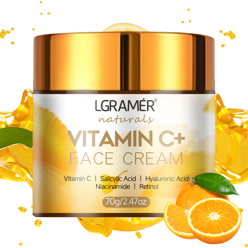 Vitamin C Face Cream Retinol S - Skincare Glad2Glow avis et prix