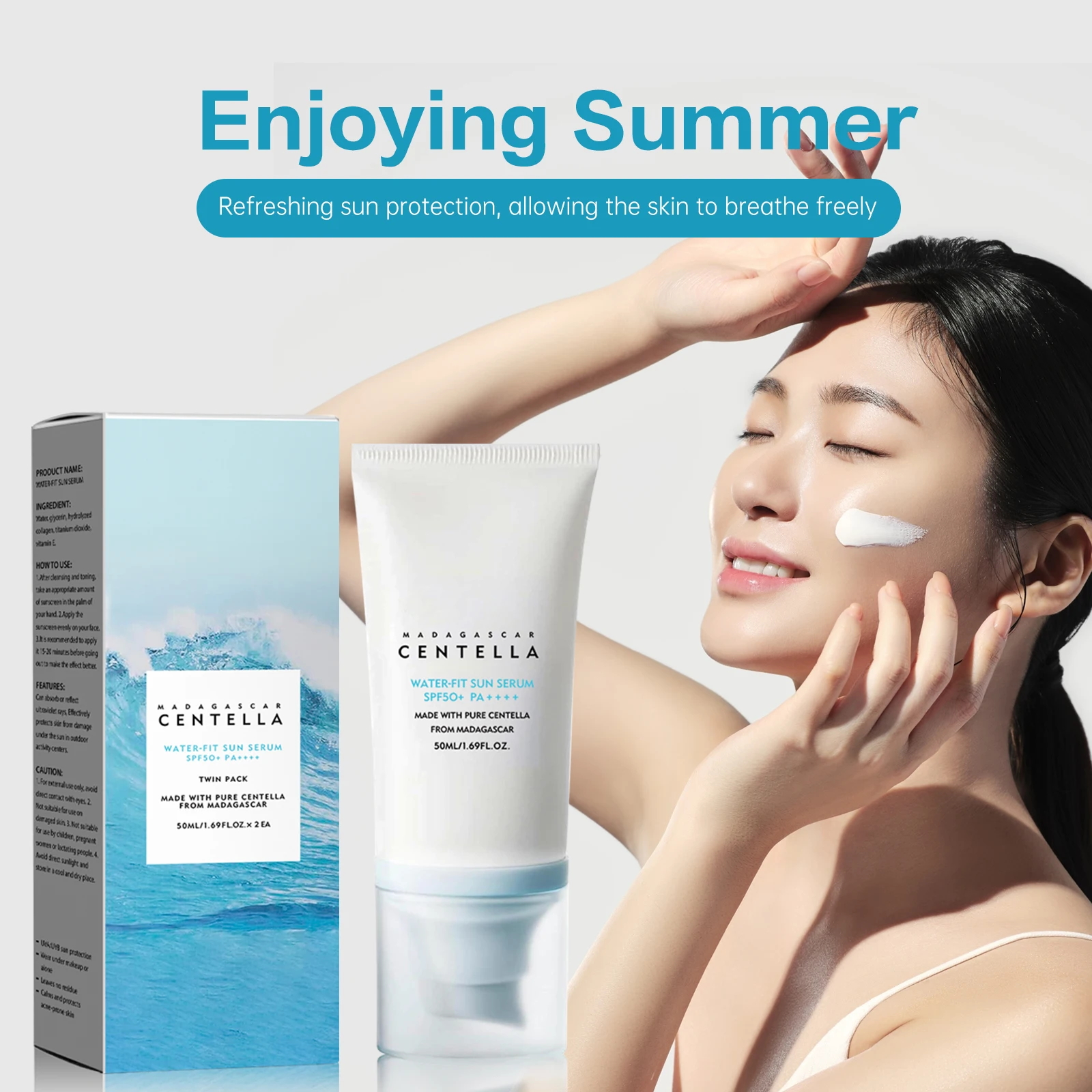 2/1pcs SPF50+ Sunscreen Cream  - Skincare Basic avis et prix