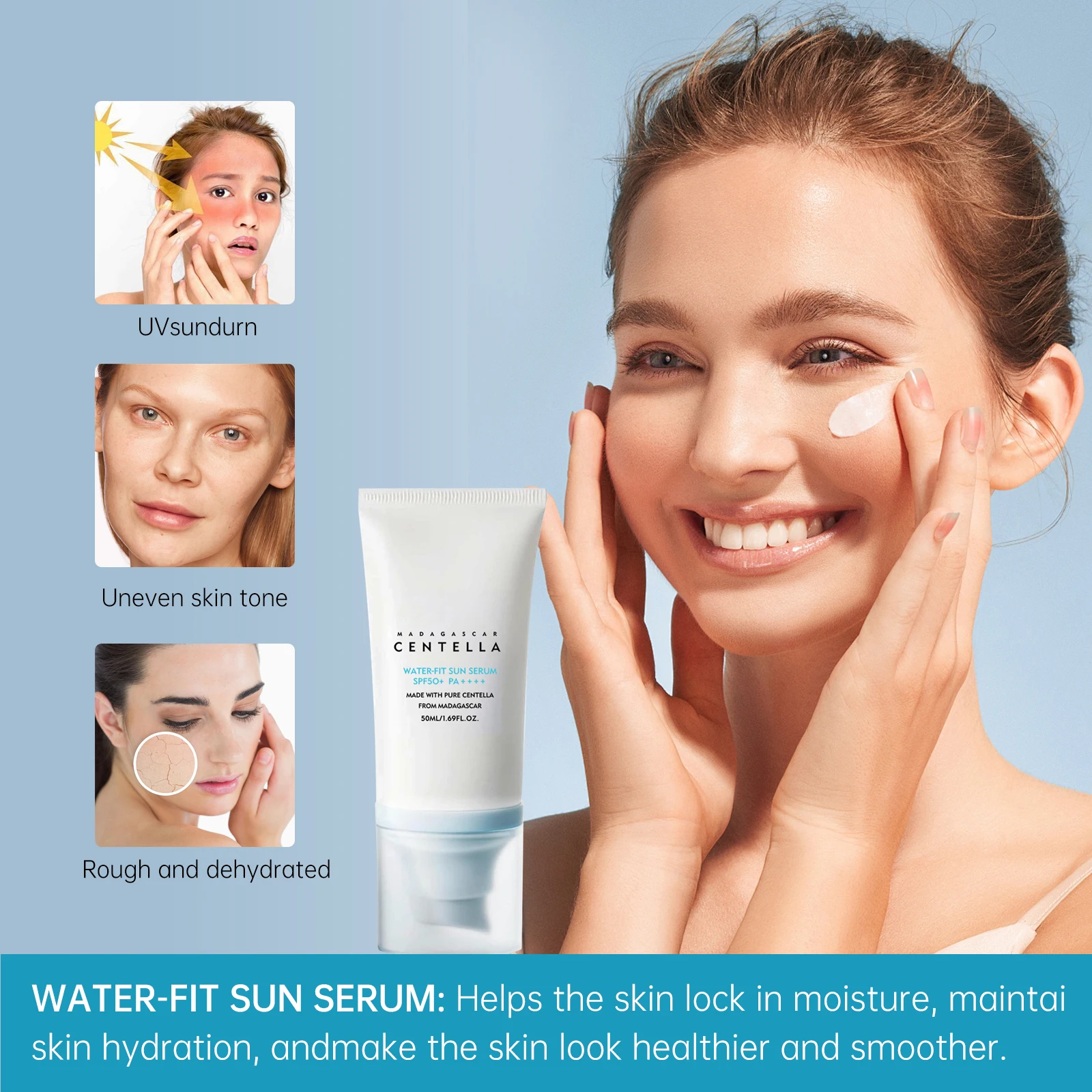 2/1pcs SPF50+ Sunscreen Cream  - Skincare Basic avis et prix