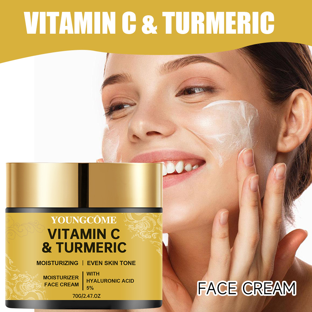 Turmeric Vitamin C Face cream  - Skincare Glad2Glow avis et prix