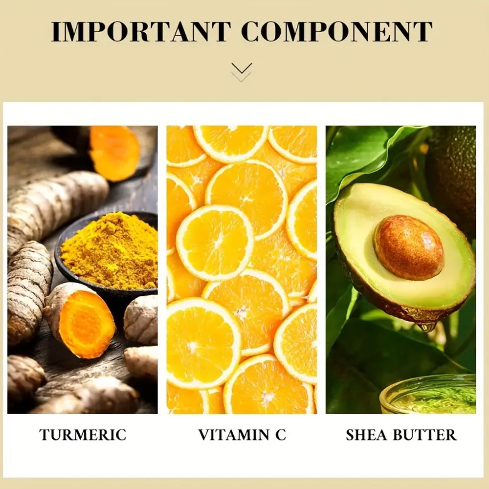 Turmeric Vitamin C Face cream  - Skincare Glad2Glow avis et prix