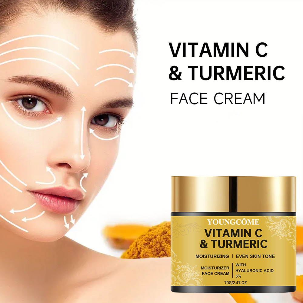 Turmeric Vitamin C Face cream  - Skincare Glad2Glow avis et prix