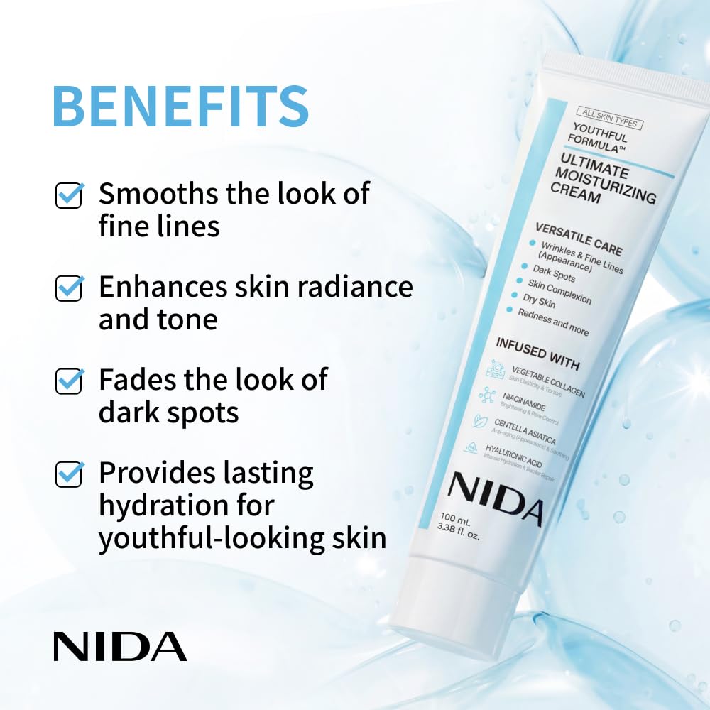 NIDA Moisturizing Cream+Sunscr - Eye Cream Peptide avis et prix