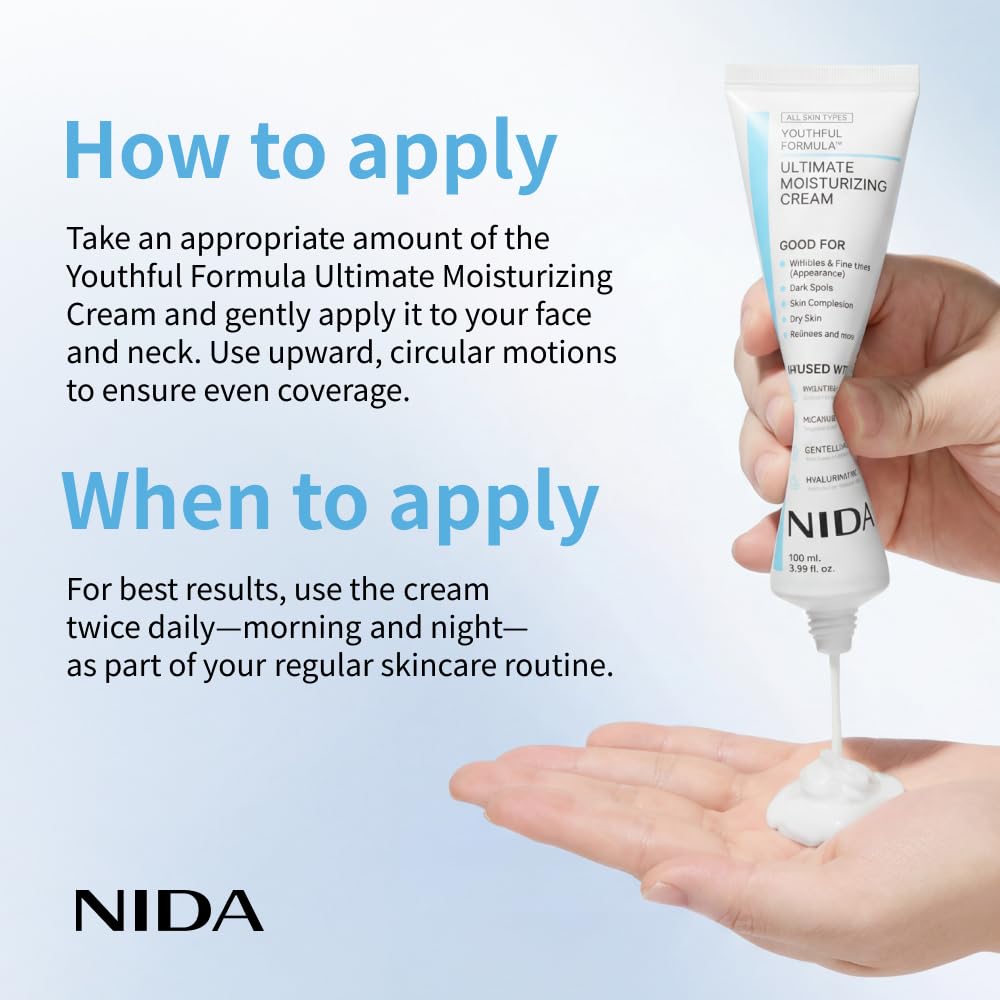 NIDA Moisturizing Cream+Sunscr - Eye Cream Peptide avis et prix