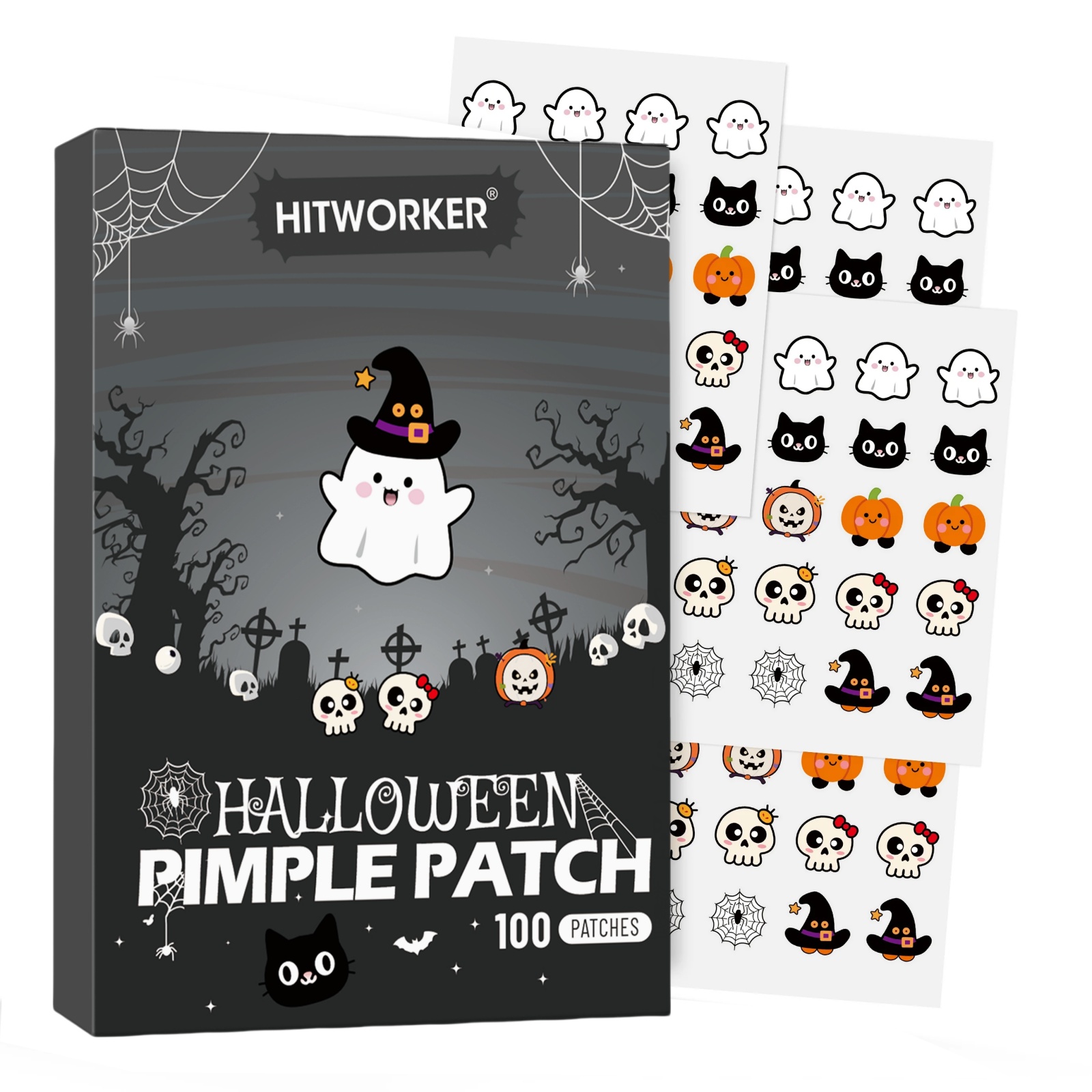 100pcs HITWORKER Halloween Hyd - Skincare Glowing avis et prix