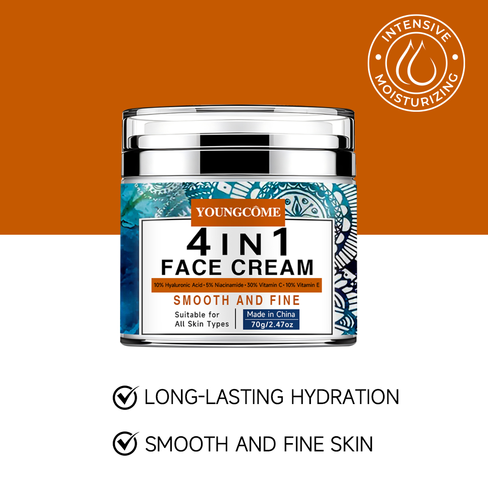 4 IN 1 Face Cream Retinol Smoo - Skincare Glad2Glow avis et prix