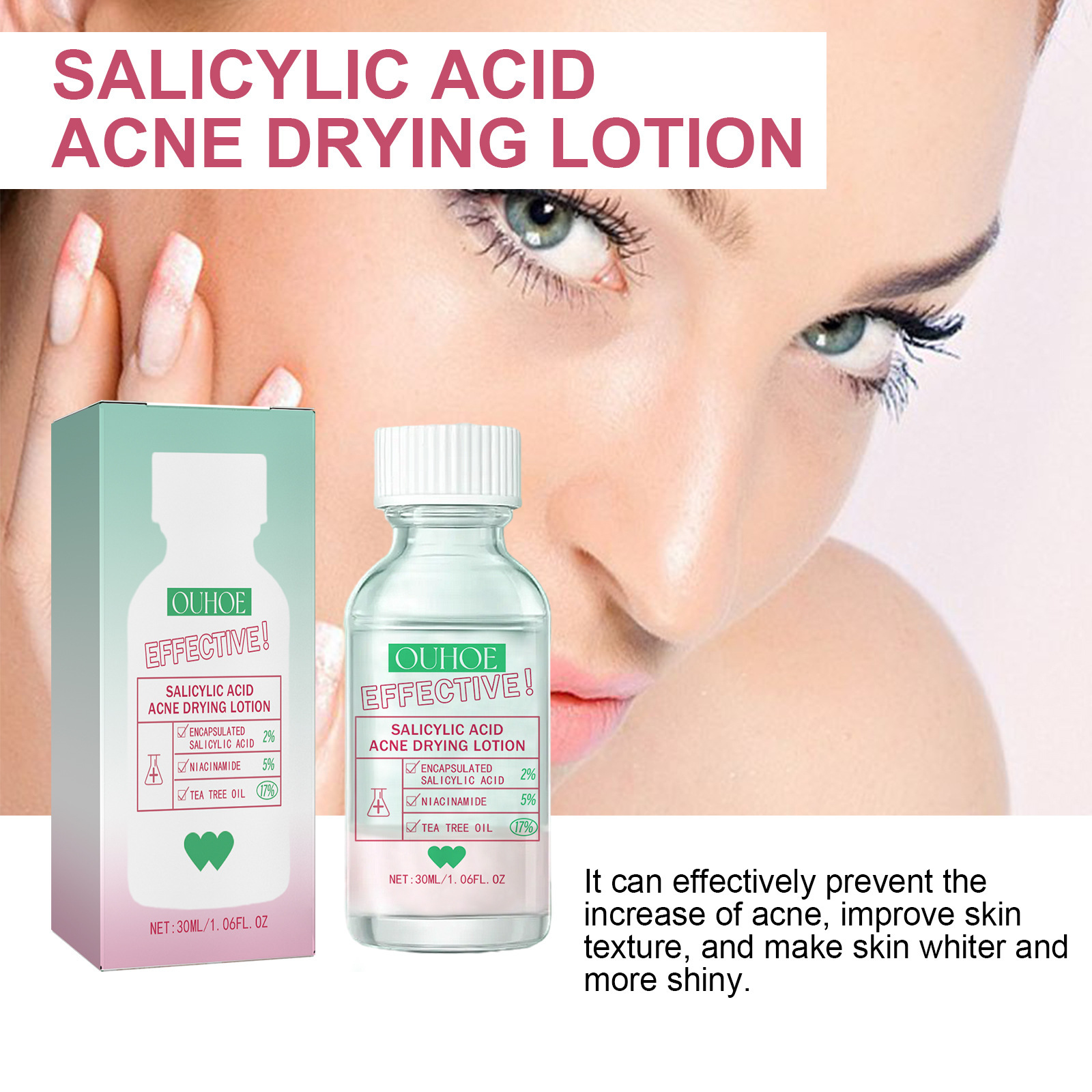 Salicylic Acid Solution Clean  - Skincare Glad2Glow avis et prix