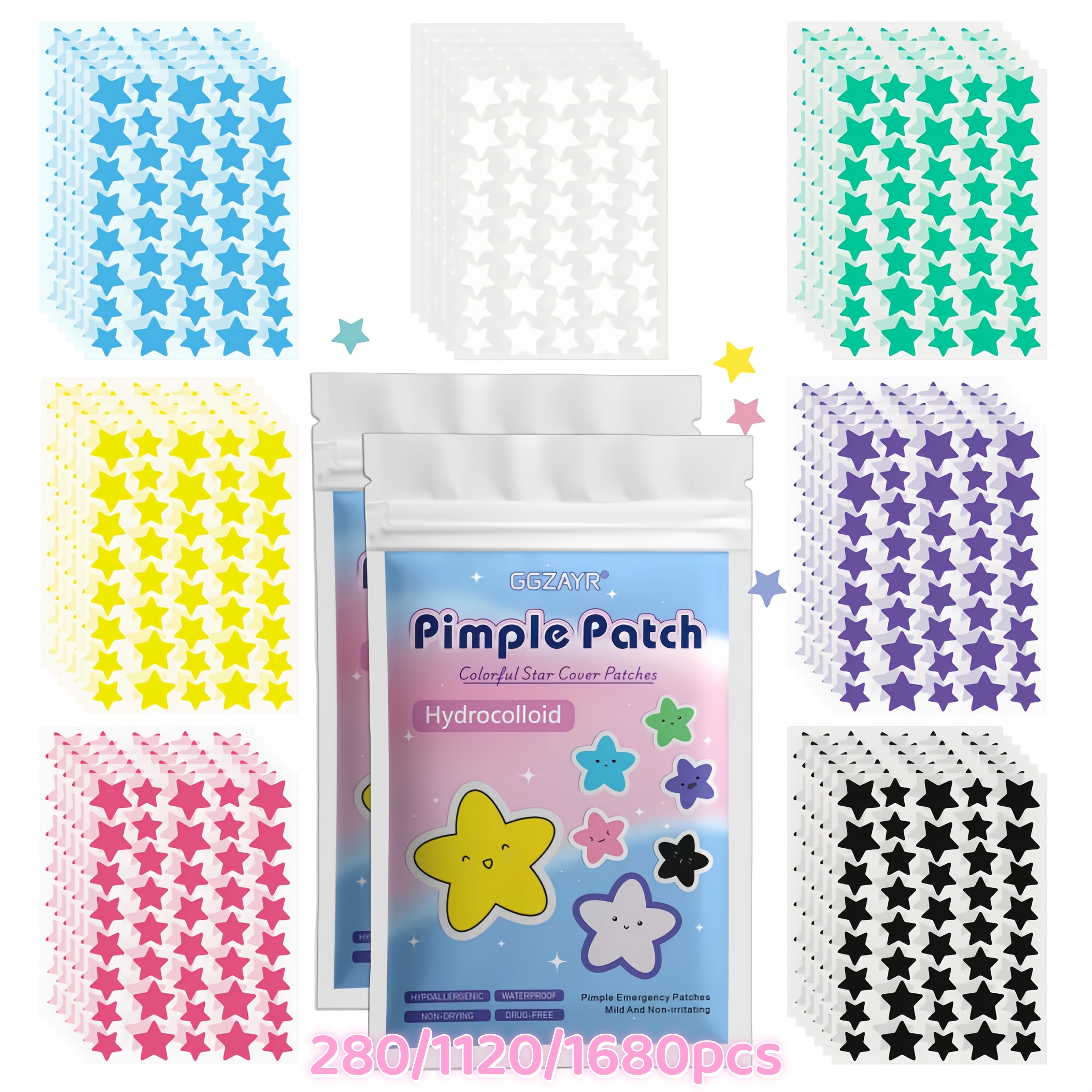 280/1120/1680pcs Seven-Color S - Skincare Moisturizer avis et prix