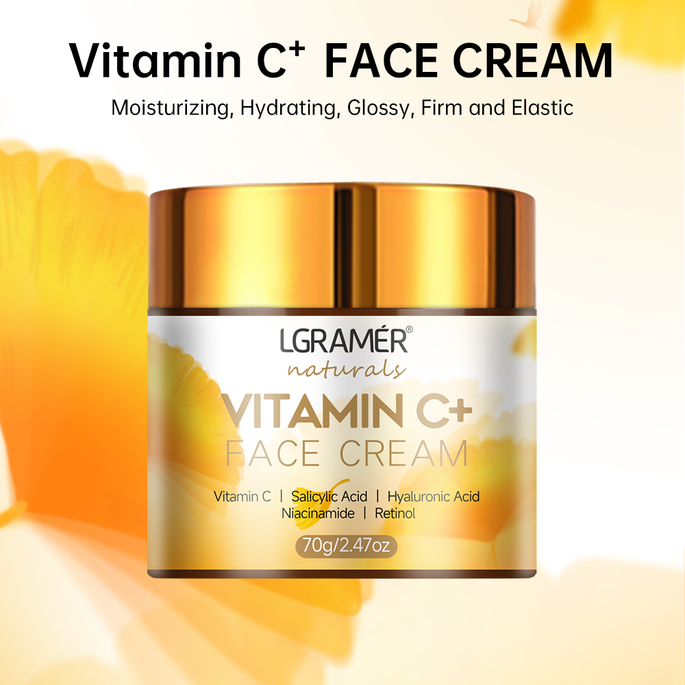 Vitamin C Face Cream Retinol S - Skincare Glad2Glow avis et prix